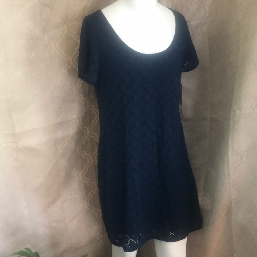 🌟SALE 3/$35🌟Isaac Mizrahi navy dress XXL